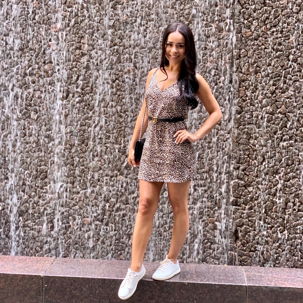 Princess Polly XXS leopard/cheetah dress- worn 1x